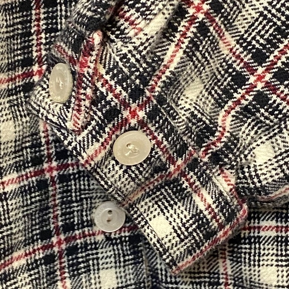 Woolrich 2006 100% cotton button down plaid shirt women's large - Picture 4 of 9